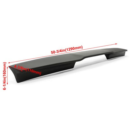 Solid Spare Painted Black Trunk Roof Spoiler Lip Wing For Ford F-150 F150 Gen 2 Raptor 15-20