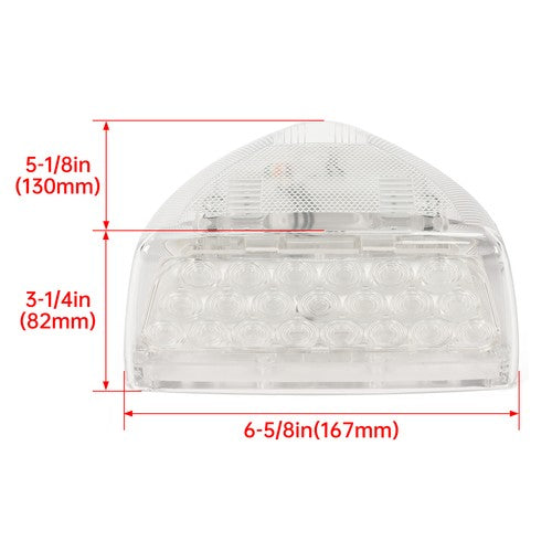 Solid Spare Pair 31 LED For Peterbilt 379 359 Turn Signal Light -Amber LED/Clear Lens RH LH
