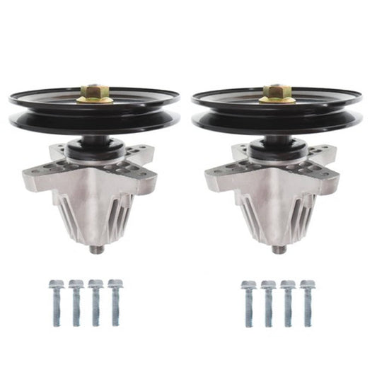 Solid Spare Spindle Assembly 2pc For MTD LX46 Lt46 46" Deck 918-06977A 618-06977 618-06977A