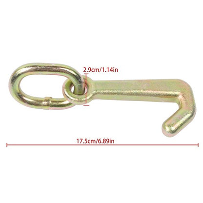 Solid Spare 4 Pack 5/16 Inch G70 Mini J Hook Hook 5400 Lbs Working Load Limit Towing Hooks