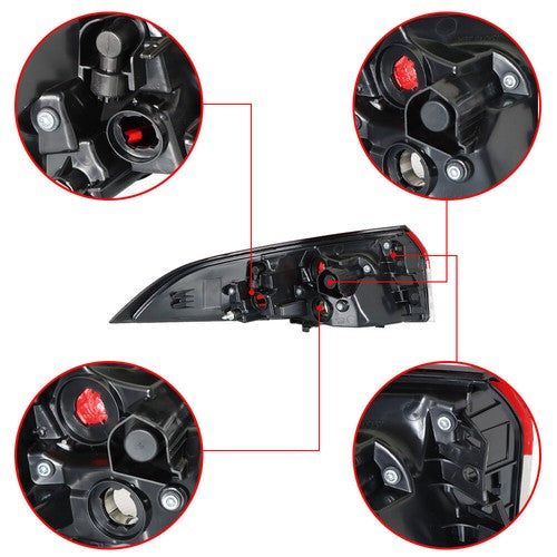 Solid Spare Tail Light Assembly Halogen Passenger Right Side For Toyota Corolla 2020-2021