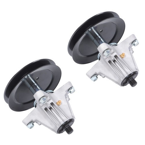 Solid Spare 2 Pack Spindle For Cub Cadet 618-09260 618P09260 RZT2242 Z5200 ZTS1-42 Fab