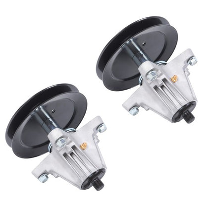 Solid Spare 2 Pack Spindle For Cub Cadet 618-09260 618P09260 RZT2242 Z5200 ZTS1-42 Fab