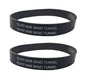 Solid Spare (2) Vacuum Belt to fit Hoover AH20080 562932001 - NEW