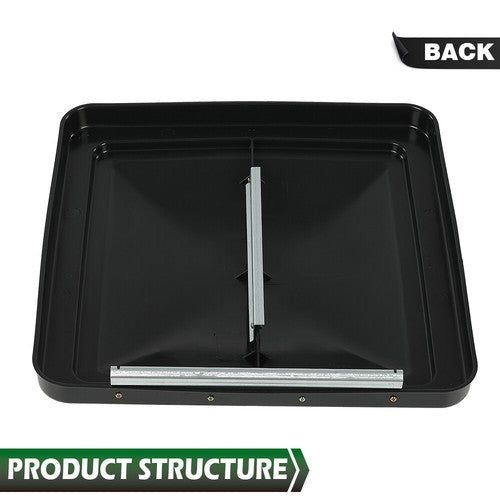 Solid Spare 2 pack 14"X14" Replacement RV Roof Vent Cover Black Camper (Trailer) Vent Cover