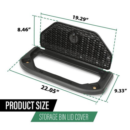 Solid Spare Storage Box Lid Cover Black Fit For 2019-2024 Dodge Ram 1500 5YM17TX7AE