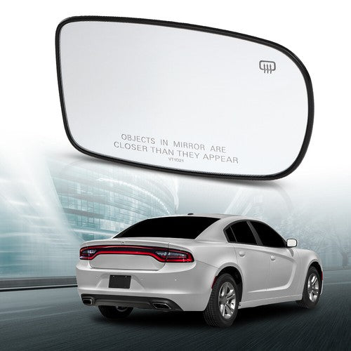 Solid Spare Fit For 11-21 Chrysler 200 300 Dodge Charger Mirror Glass Heated Right Side