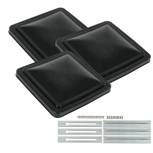 Solid Spare New 14" x 14" Replacement Roof Vent Cover Camper RV Trailer Ventline 3pcs