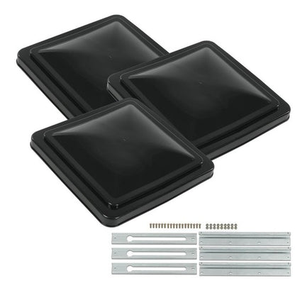 Solid Spare New 14" x 14" Replacement Roof Vent Cover Camper RV Trailer Ventline 3pcs