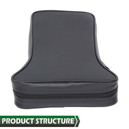Solid Spare Fit For 1967-1982 Chevrolet Corvette Center Console Armrest Pad Black Leather