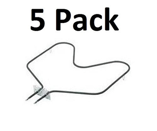 Solid Spare (5) Oven Heating Element for Whirlpool 308180 CH4836 Bake Unit