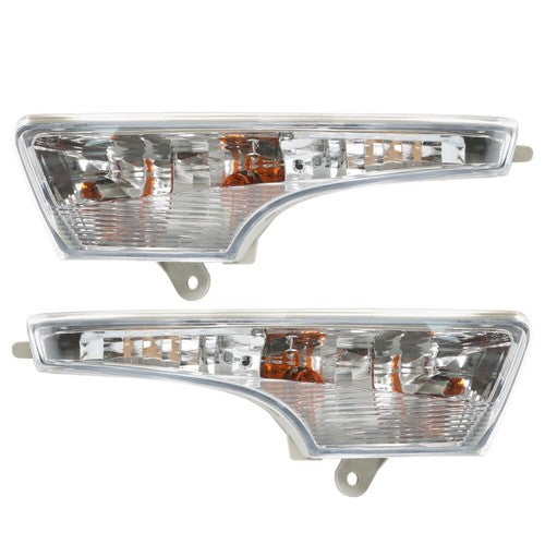 Solid Spare Lens Clear Turn Signal Light Assy For Nissan Altima 2013 2014-2016 LH&RH Pair