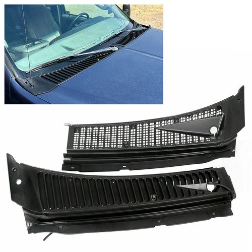 Solid Spare For Ford 99-07 F250 F350 Windshield Wiper Vent Cowl Screen Cover Grille Panel