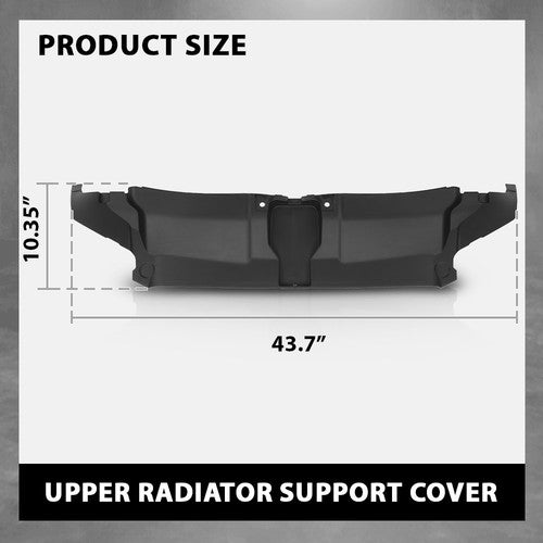 Solid Spare Fit For 2012-2015 Audi A6 Upper Radiator Support Cover Sight Shield AU1224103