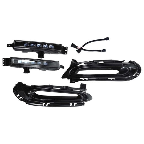 FIT 2016 2017 2018 Honda HR-V HRV Front LED Conversion DRL Fog lights Lamps Pair