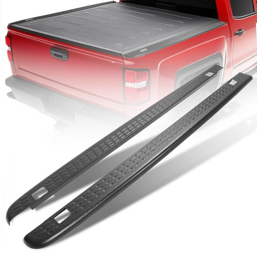 Solid Spare Bed Rail Caps w/ Holes For Silverado 1500/2500/3500 2007-2014 6.5ft Standard Bed