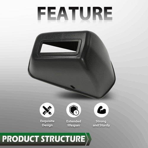 Solid Spare Fit For 1967-1972 A-Body Front Bench / Bucket Seat Plastic Belt Retractor Covers