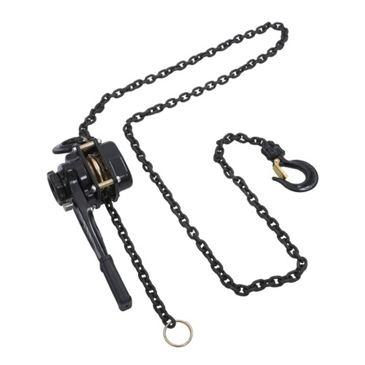 Solid Spare Trigger Hoist Steel 0.75Ton 1650Lbs Lifting Height 10ft/3m Alloy Steel Chain