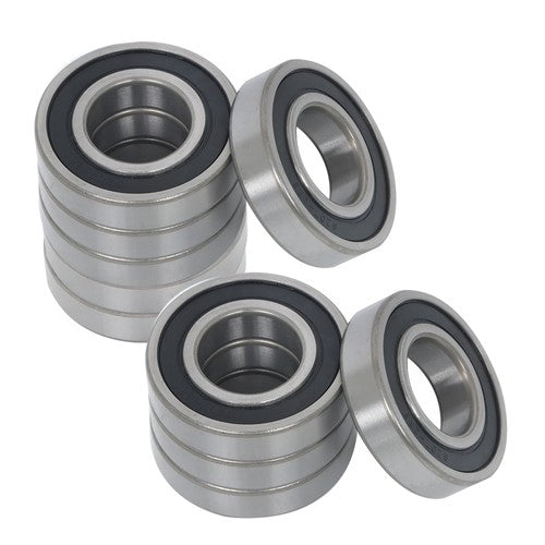 Solid Spare 10 Pack 6207-2RS 35mm x72mm x17mm Deep Groove Ball Bearing Rubber Sealed
