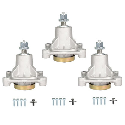 Solid Spare 3x For Husqvarna 48" Ride-on Mowers Spindle Assembly YTH1848XP YTH2148XP