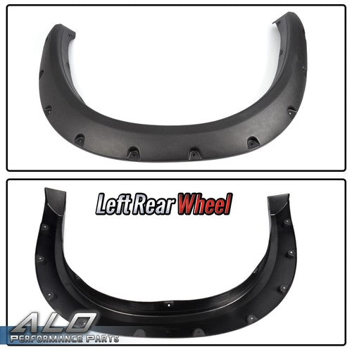 Solid Spare 4pcs Fender Flares Pocket Rivet Bolt Style Fit For 2009-2023 Dodge Ram 1500