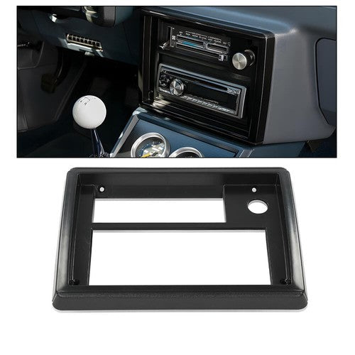 Solid Spare Radio Face Plate Black Fit For 81-88 Chevy El Camino Monte Carlo GMC Caballero