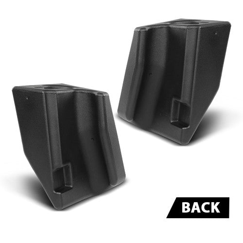 Solid Spare 2pcs Speaker Sound Wedges Black Fit For 1976-1995 Jeep Wrangler YJ CJ-7