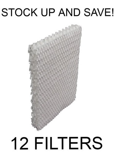 Solid Spare Humidifier Filter for Bionaire BCM658 BCM646 (12-Pack)