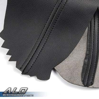 Solid Spare Fit For Honda Accord 08-12 Black Leather Front Door Panels Armrest Cover New