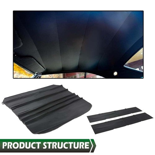 Solid Spare New Black Tier Headliner Fit For 1969 1970 1971 1972 Oldsmobile Cutlass & 442