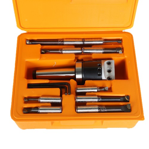 Solid Spare 3 Piece Boring Head Boring Tool Set (2 Inch Head & MT3 & 1/2 Inch) New