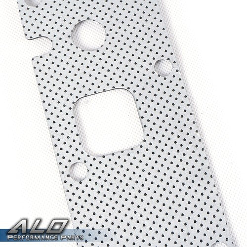 Solid Spare Exhaust Manifold Gasket L+R Bolt Stud Fit For 2003-2008 Ram 1500 2500 3500 5.7L