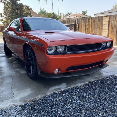 Solid Spare For Dodge Challenger 2008-2014 Black Front Lower Bumper Valance Air Dam Lip