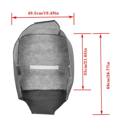 Solid Spare Compatible For Ford F250 F350 Truck 2001-2007 NEW Driver Bottom Seat Cover Gray