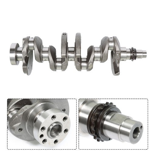 Solid Spare For 12-19 Hyundai Accent Veloster 12-19 Kia Rio Soul 1.6L Crankshaft 23110-2B61