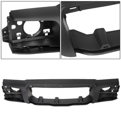 Solid Spare For 2006 2007 2008 2009 10 11 Mercury Grand Marquis Headlamp Header Panel Black