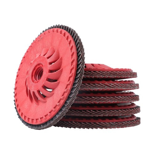 Solid Spare 10 PCS Type 29 Ceramic Grain Flap Sanding Discs 4-1/2" x 7/8" 80 Grits
