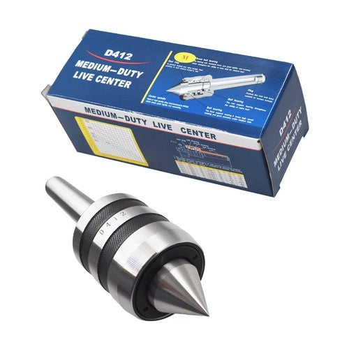 Solid Spare 1Pc MT2 Live Center Morse Taper Triple Bearing Spindle Lathe Milling CNC Chuck