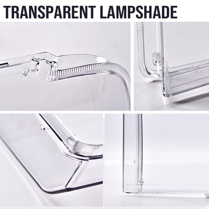 Solid Spare Fit For 2005-2007 Ford F250 F350 Super Duty Clear Headlight Replacement Lens