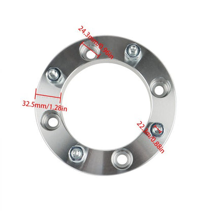 Solid Spare 4PCS 1" Wheel Spacers 4x137 10x1.25 For Can-Am Commander 1000 800 Outlander ATV