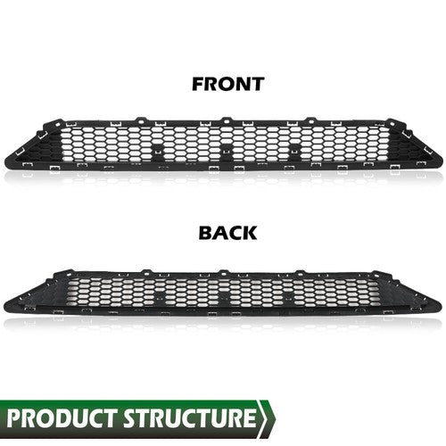 Solid Spare Fit For 2016-2018 Hyundai Tucson Front Bumper Lower Grille Grill 86561D3000