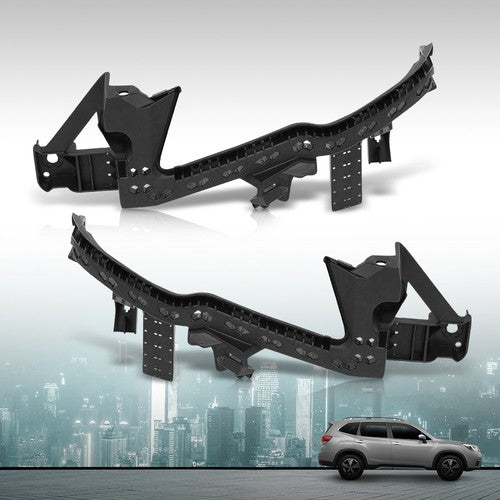 Solid Spare Fit For 19-21 Subaru Forester Front Bumper Cover Support Driver & Passenger Side