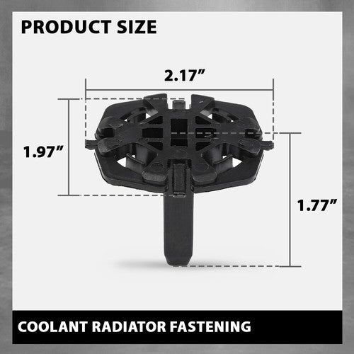 Solid Spare Fit For BMW Coolant Radiator Fastening Element Clip 17118482944 17118619382
