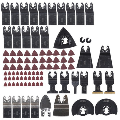 Solid Spare Quick Release Tool Blades 94Pcs Oscillating Saw Blades Combination Bi-Metal