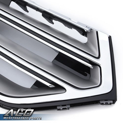 Solid Spare FO1200560 Front Bumper Upper Grille Chrome Fit For 2015 2016 2017 2018 Ford Edge