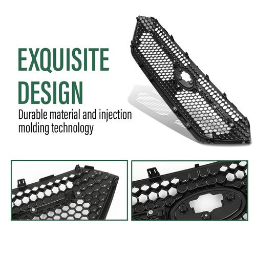 Solid Spare Fit For 2022-2024 Subaru WRX Front Bumper Grille Black & Red Grill Assembly