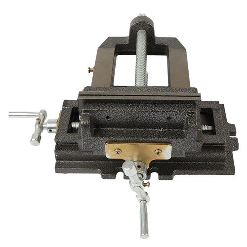 Solid Spare Machine Heavy Duty Cross Drill Press Vise Slide Metal Milling 6" 2 Way Clamp