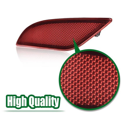 Solid Spare Fit For 2016-2022 Chevrolet Malibu Rear Bumper Reflector Left Driver Side Red