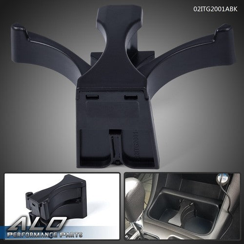 Solid Spare Folding Center Console Cup Holder Insert Divider Fit For 05-15 Toyota Tacoma
