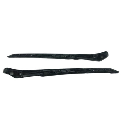For 2019-2021 Honda Civic 3Pcs Front Upper Grille&Headlight Eyelid Molding Trim